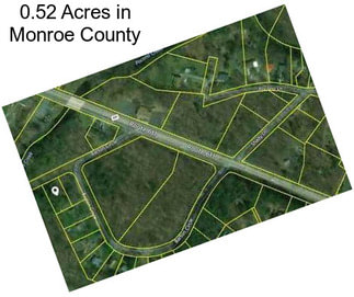 0.52 Acres in Monroe County