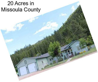 20 Acres in Missoula County