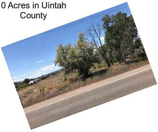 0 Acres in Uintah County