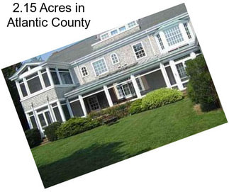 2.15 Acres in Atlantic County