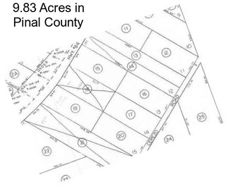 9.83 Acres in Pinal County