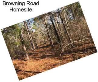 Browning Road Homesite