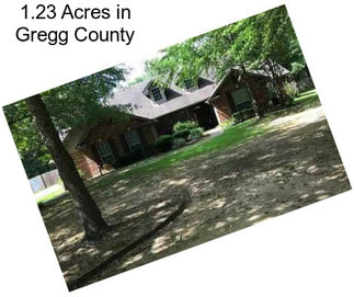 1.23 Acres in Gregg County