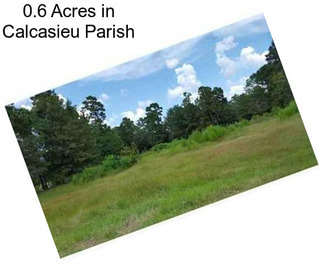 0.6 Acres in Calcasieu Parish