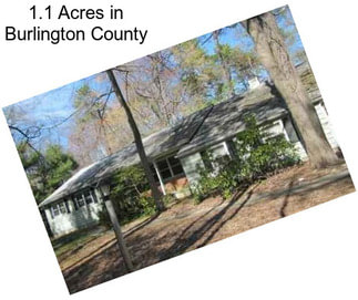 1.1 Acres in Burlington County