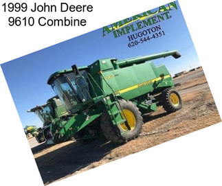 1999 John Deere 9610 Combine