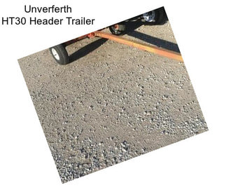 Unverferth HT30 Header Trailer