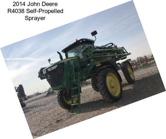 2014 John Deere R4038 Self-Propelled Sprayer