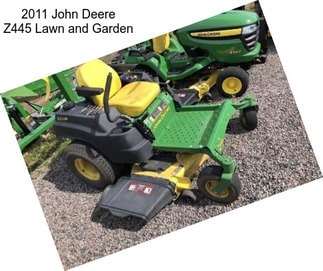 2011 John Deere Z445 Lawn and Garden
