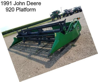 1991 John Deere 920 Platform
