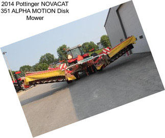 2014 Pottinger NOVACAT 351 ALPHA MOTION Disk Mower