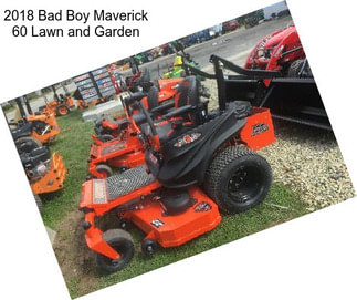 2018 Bad Boy Maverick 60 Lawn and Garden