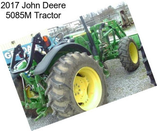 2017 John Deere 5085M Tractor
