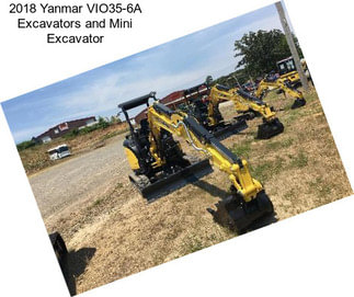 2018 Yanmar VIO35-6A Excavators and Mini Excavator