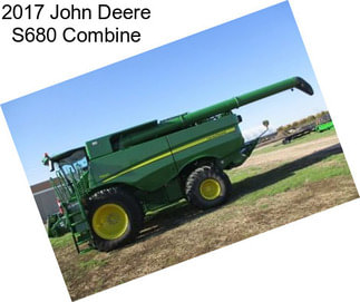 2017 John Deere S680 Combine