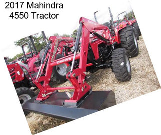 2017 Mahindra 4550 Tractor