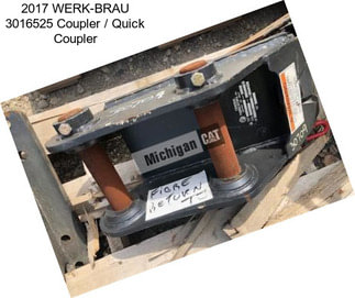 2017 WERK-BRAU 3016525 Coupler / Quick Coupler