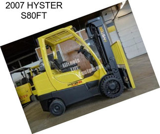 2007 HYSTER S80FT