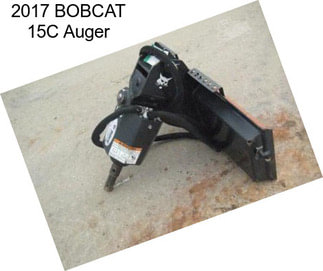 2017 BOBCAT 15C Auger