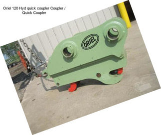 Oriel 120 Hyd quick coupler Coupler / Quick Coupler