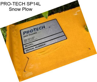 PRO-TECH SP14L Snow Plow