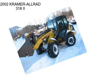 2002 KRAMER-ALLRAD 318 II