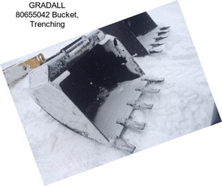 GRADALL 80655042 Bucket, Trenching