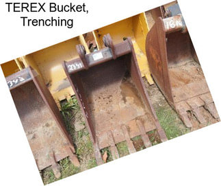 TEREX Bucket, Trenching