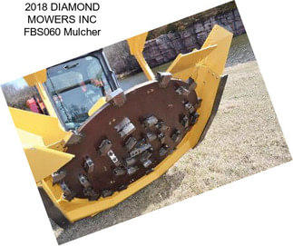 2018 DIAMOND MOWERS INC FBS060 Mulcher