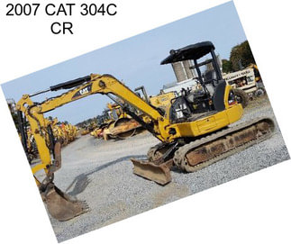 2007 CAT 304C CR