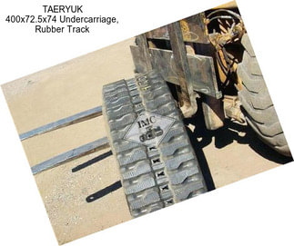 TAERYUK 400x72.5x74 Undercarriage, Rubber Track