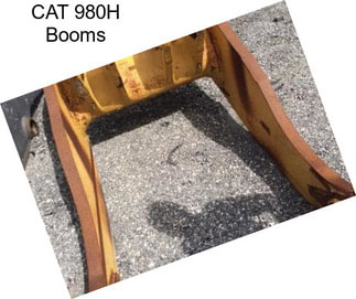 CAT 980H Booms