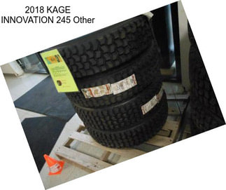 2018 KAGE INNOVATION 245 Other