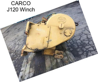 CARCO J120 Winch