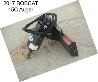 2017 BOBCAT 15C Auger