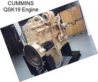 CUMMINS QSK19 Engine