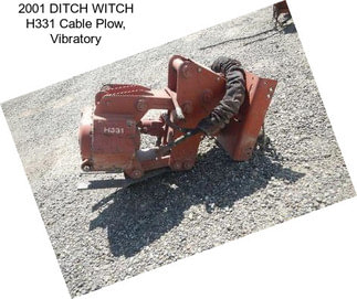 2001 DITCH WITCH H331 Cable Plow, Vibratory