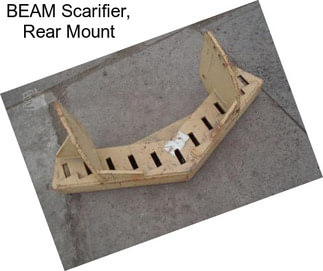 BEAM Scarifier, Rear Mount