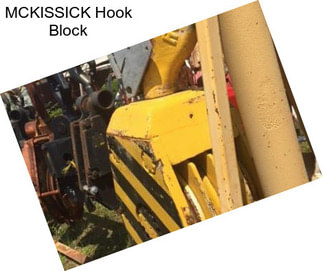 MCKISSICK Hook Block