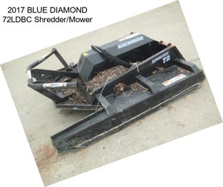 2017 BLUE DIAMOND 72LDBC Shredder/Mower