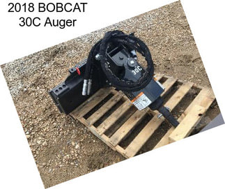 2018 BOBCAT 30C Auger