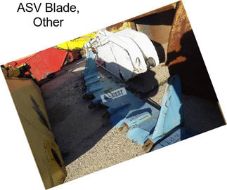 ASV Blade, Other