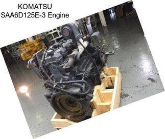 KOMATSU SAA6D125E-3 Engine