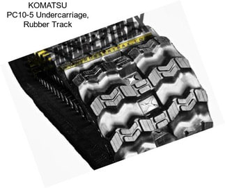 KOMATSU PC10-5 Undercarriage, Rubber Track