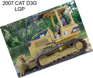 2007 CAT D3G LGP