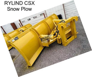 RYLIND CSX Snow Plow