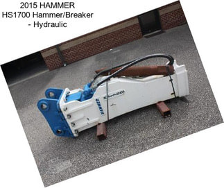 2015 HAMMER HS1700 Hammer/Breaker - Hydraulic