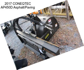 2017 CONEQTEC AP450D Asphalt/Paving