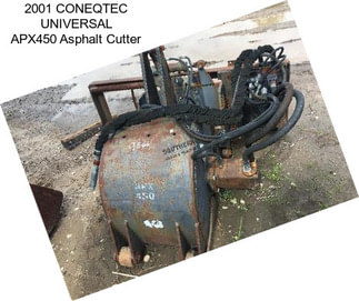 2001 CONEQTEC UNIVERSAL APX450 Asphalt Cutter