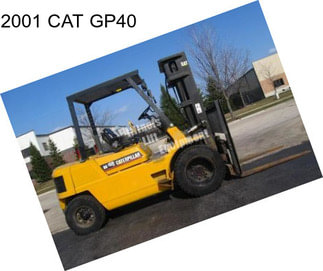 2001 CAT GP40